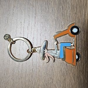 Rifle Paper Co Scooter Girl Keychain